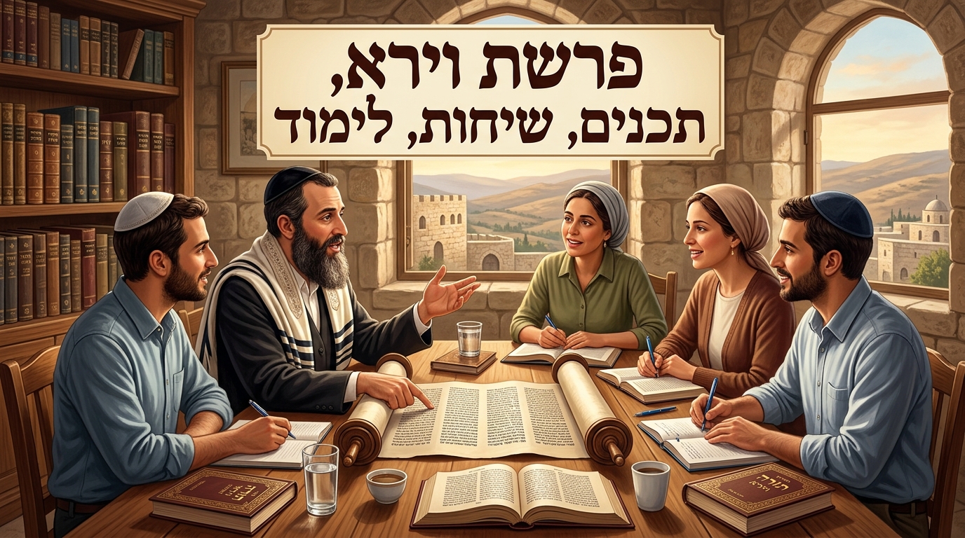 פרשת וירא- תכנים, שיעורים, והרחבות על פרשת השבוע